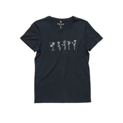 Devold Classic "Flowers" Tee Wmn
